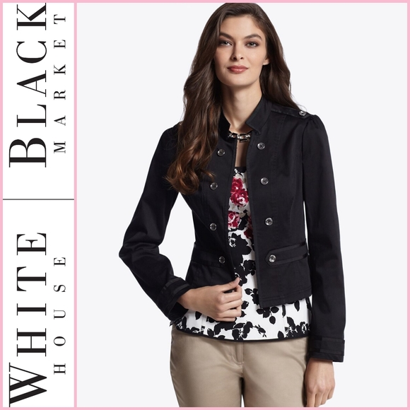 White House Black Market Jackets & Blazers - WHBM Military Inspired Jacket